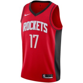 Maillot Basket Homme Houston Rockets Dennis Schroder 17 2022-23 Nike Icon Edition Rouge Swingman